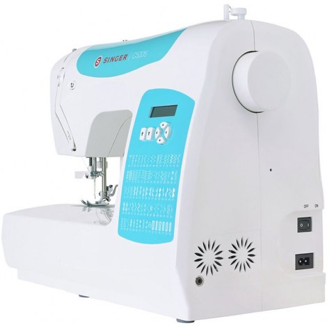 Singer | C5205-TQ | Sewing Machine | Number of stitches 80 | Number of buttonholes 1 | White/Turquoise - 2